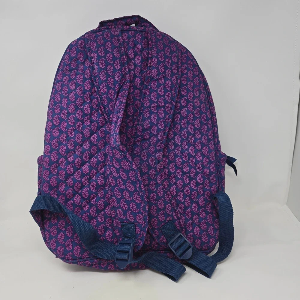 Quilted Koala Backpack Purple Pink Floral Print‎ Quilted Bag